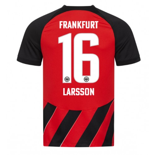 Pánský Fotbalový dres Eintracht Frankfurt Hugo Larsson #16 2023-24 Domácí Krátký Rukáv